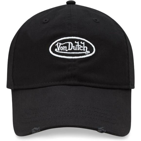 Vintage distressed baseball cap unisex cotton adjustable curved brim retro hat - Picture 7 of 8